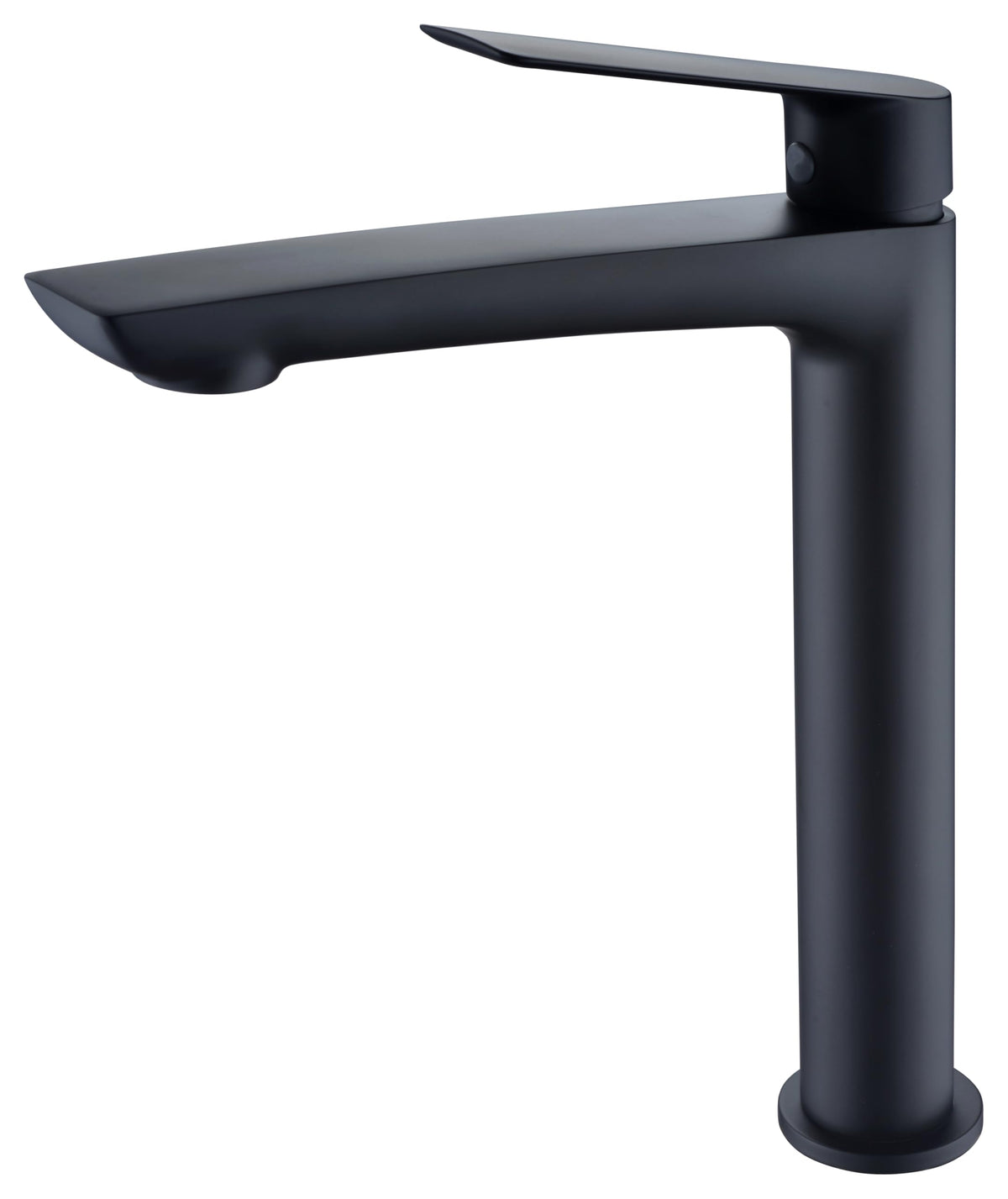 MONOMANDO LAVABO ALTO LÚXOR Negro Mate