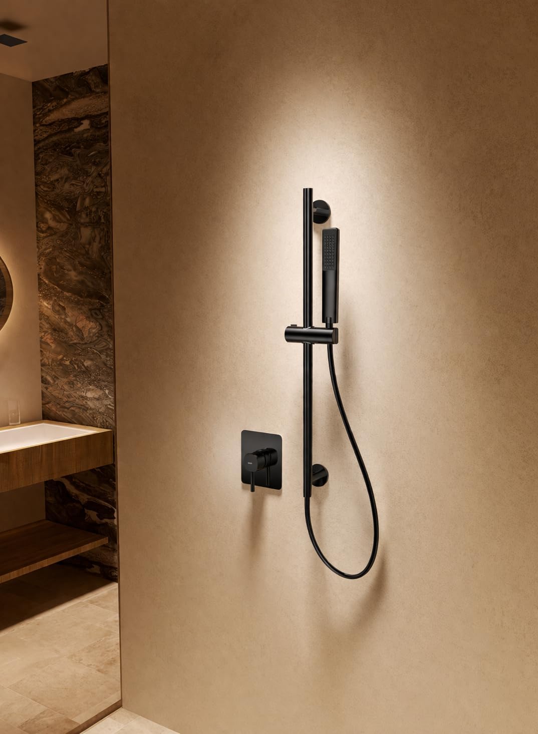CONCEALED SHOWER 1-OUTLET TOSCANA SERIES (WITHOUT OVERHEAD SHOWER HEAD)