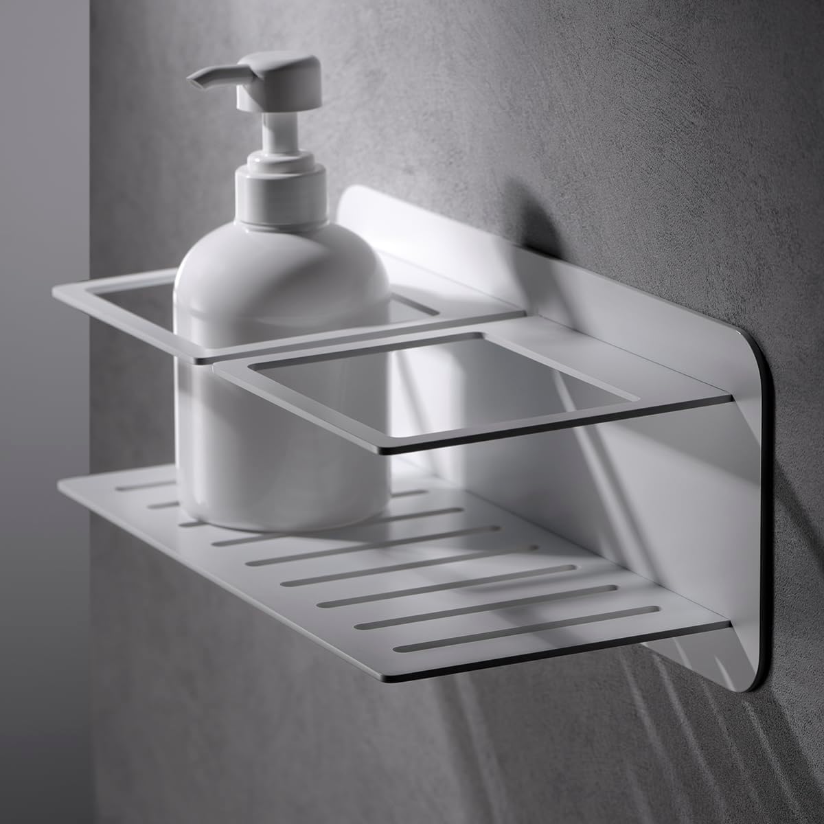 JABONERA FRONTAL DE ACERO INOX S.304 SERIE IMAN