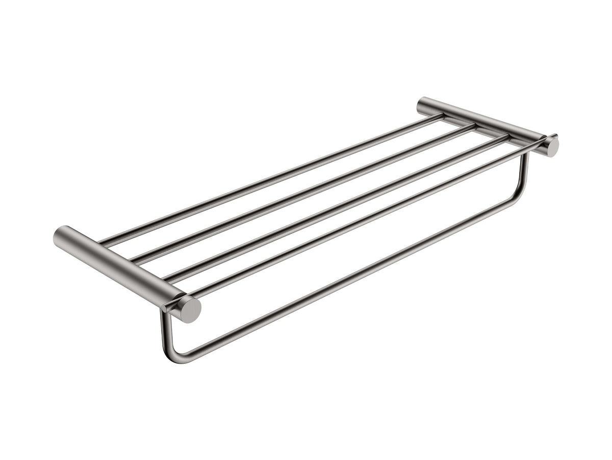 TOALLERO DOBLE EN ACERO INOX. S.304 SERIE TIME