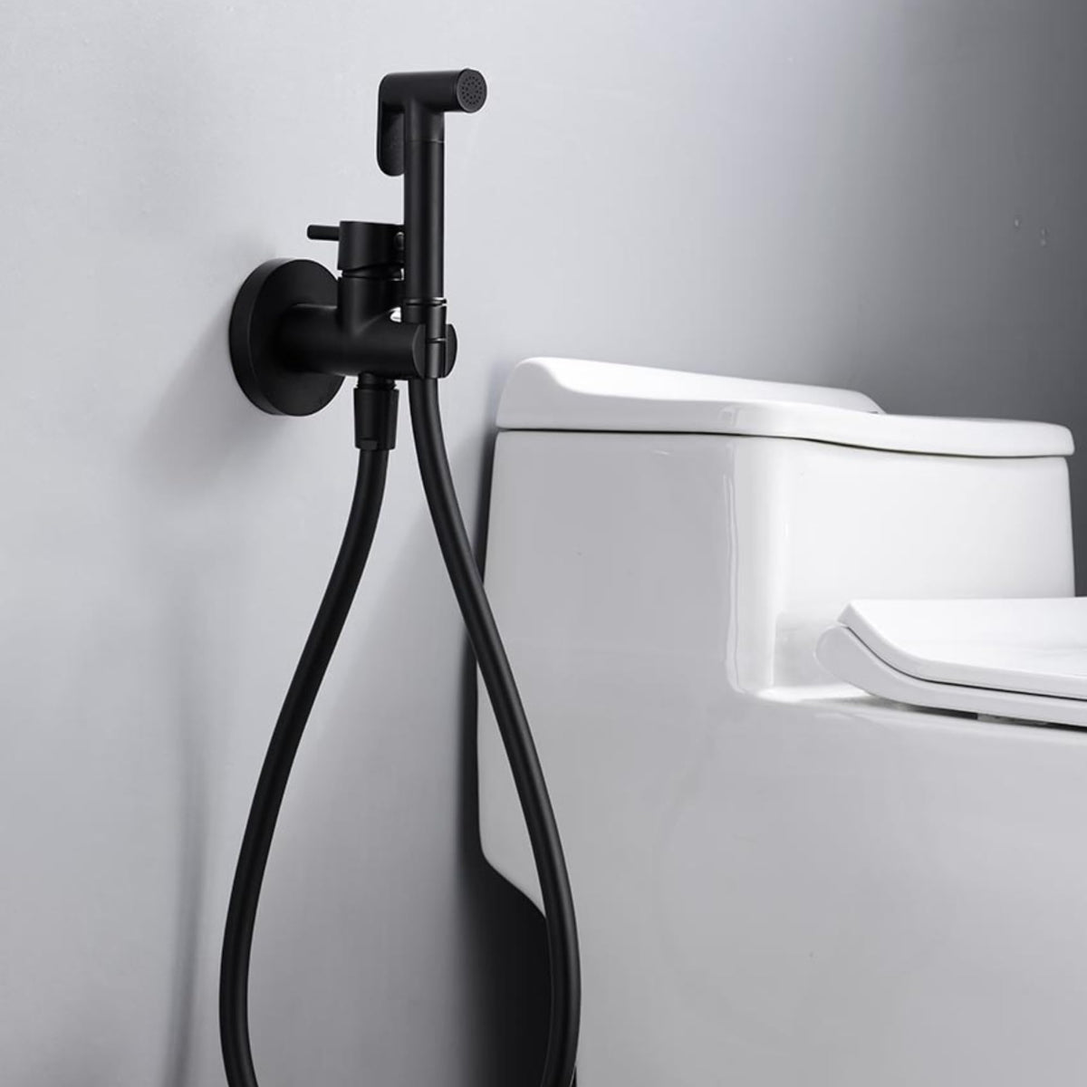 GRIFO EMPOTRADO DE BIDÉ MÚNICH SERIE MÚNICH Negro Mate