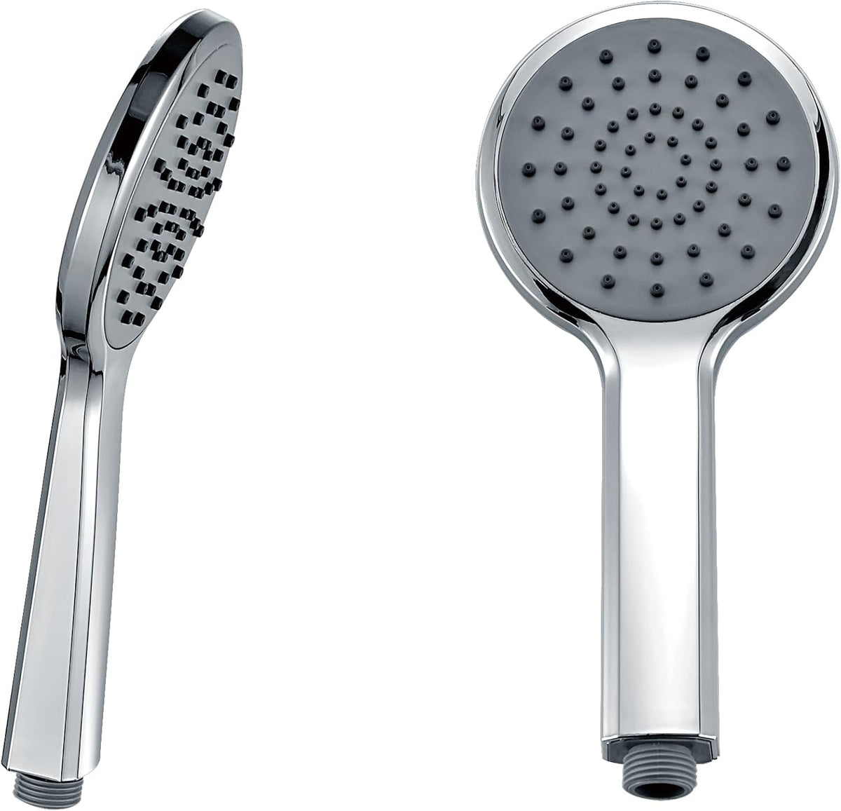 IMEX - Alcachofa de Ducha Alta Presión Cromado | Alcachofa Ducha Antical Efecto Lluvia | Recambio Original Producto IMEX | Mango Ergonómico con 1 Posición | Resistente a Humedad y Corrosión Cromado