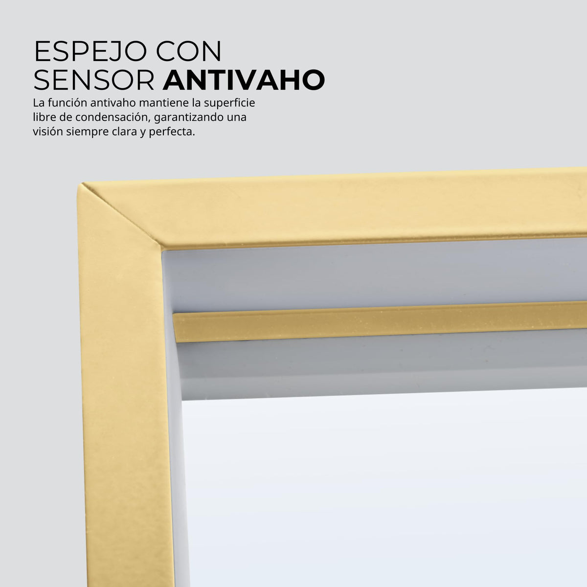 Espelho de casa de banho com luz LED e antiembaciamento Série ABILITY