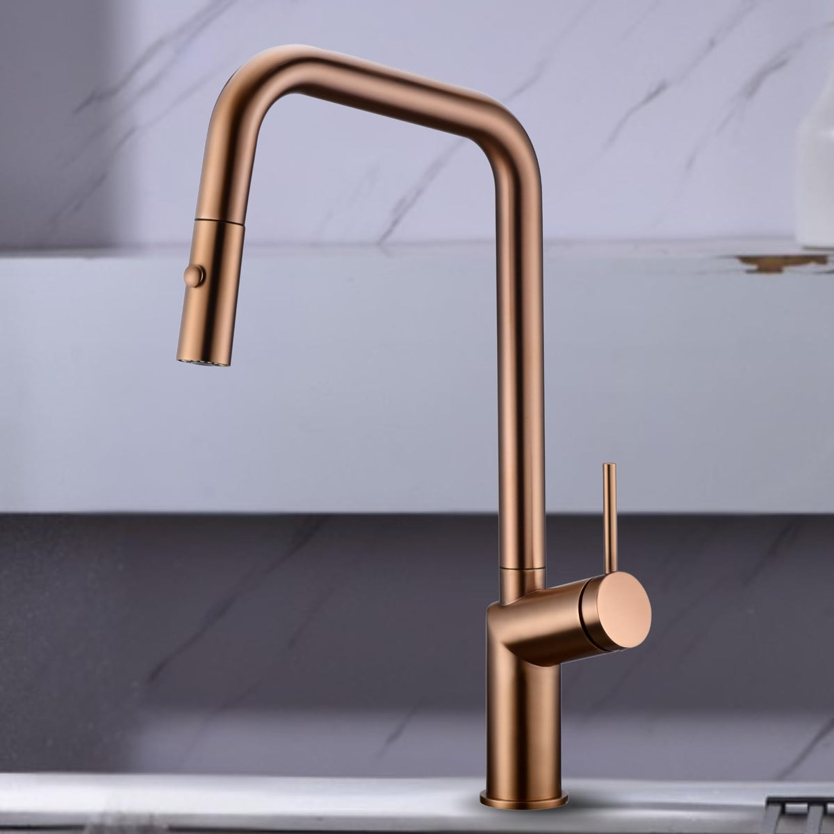 GRIFO DE COCINA EXTRAÍBLE CON DIFUSOR SERIE BONN