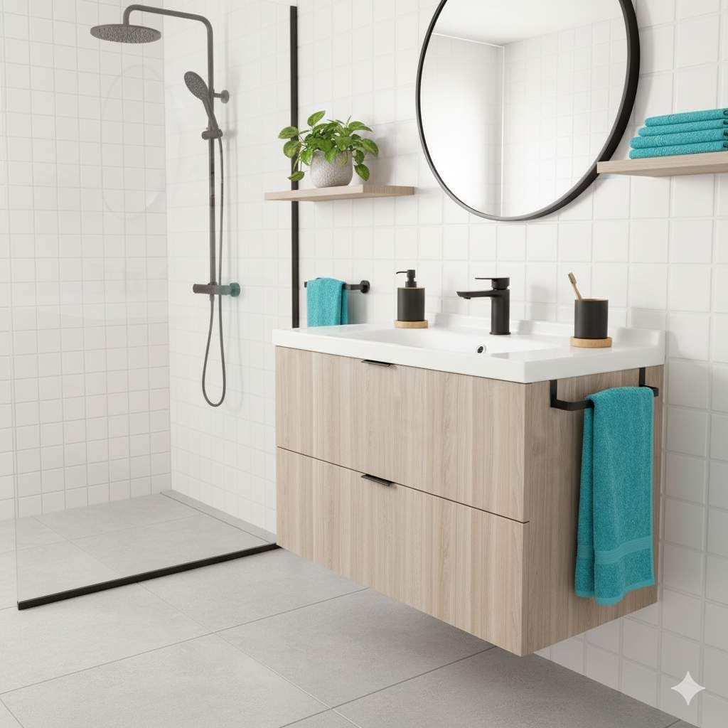 TOALLERO INTERIOR MUEBLE EN ACERO INOX. S.304