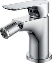 IMEX - Grifo Bidet | Grifo Monomando Bide para Baño | Grifo de Bidé con Mezclador de Agua Caliente y Fría | Griferia Bidet | Instalación Fácil | Serie Nassau | Color Cromado Cromado