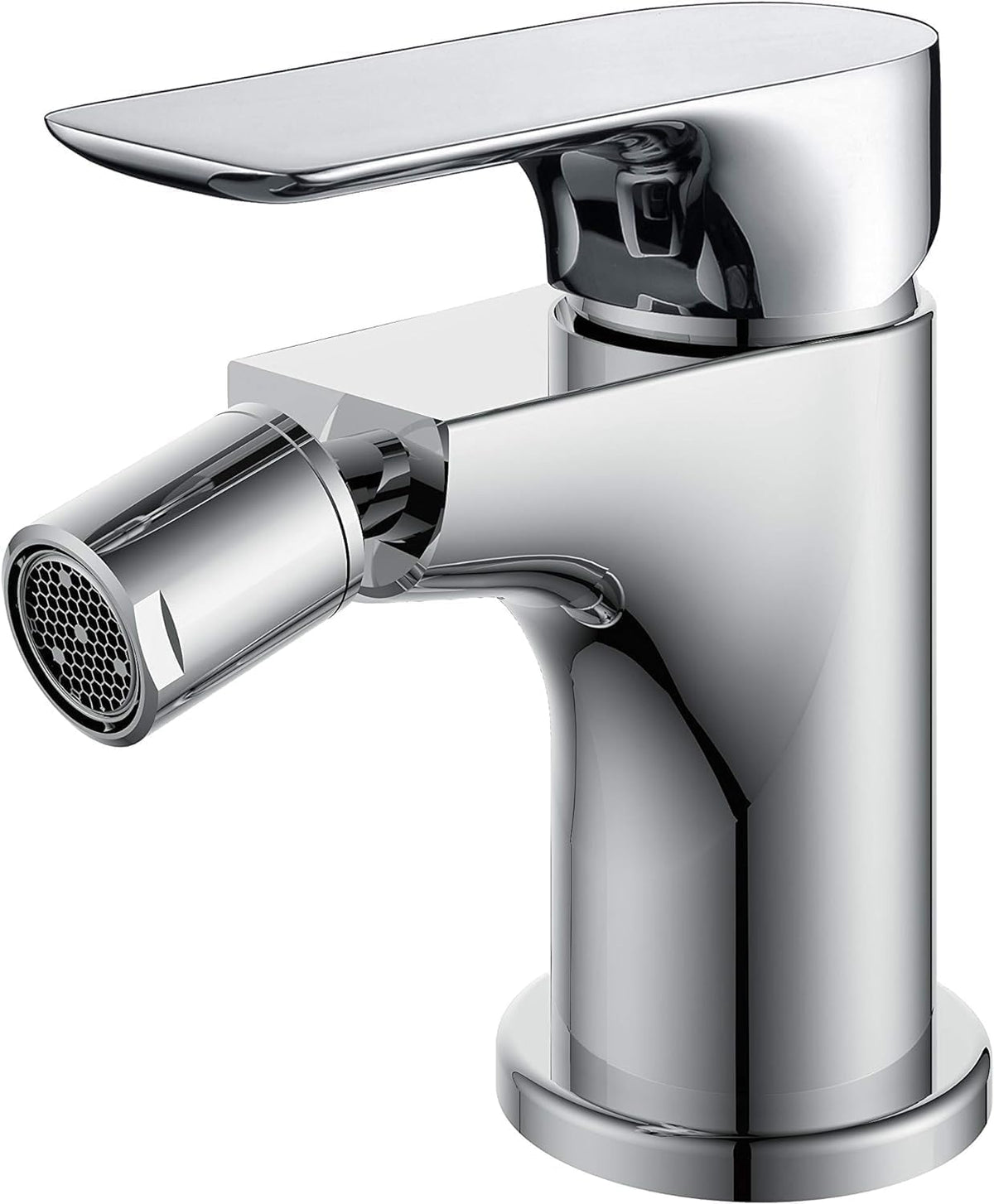 IMEX - Grifo Bidet | Grifo Monomando Bide para Baño | Grifo de Bidé con Mezclador de Agua Caliente y Fría | Griferia Bidet | Instalación Fácil | Serie Nassau | Color Cromado Cromado