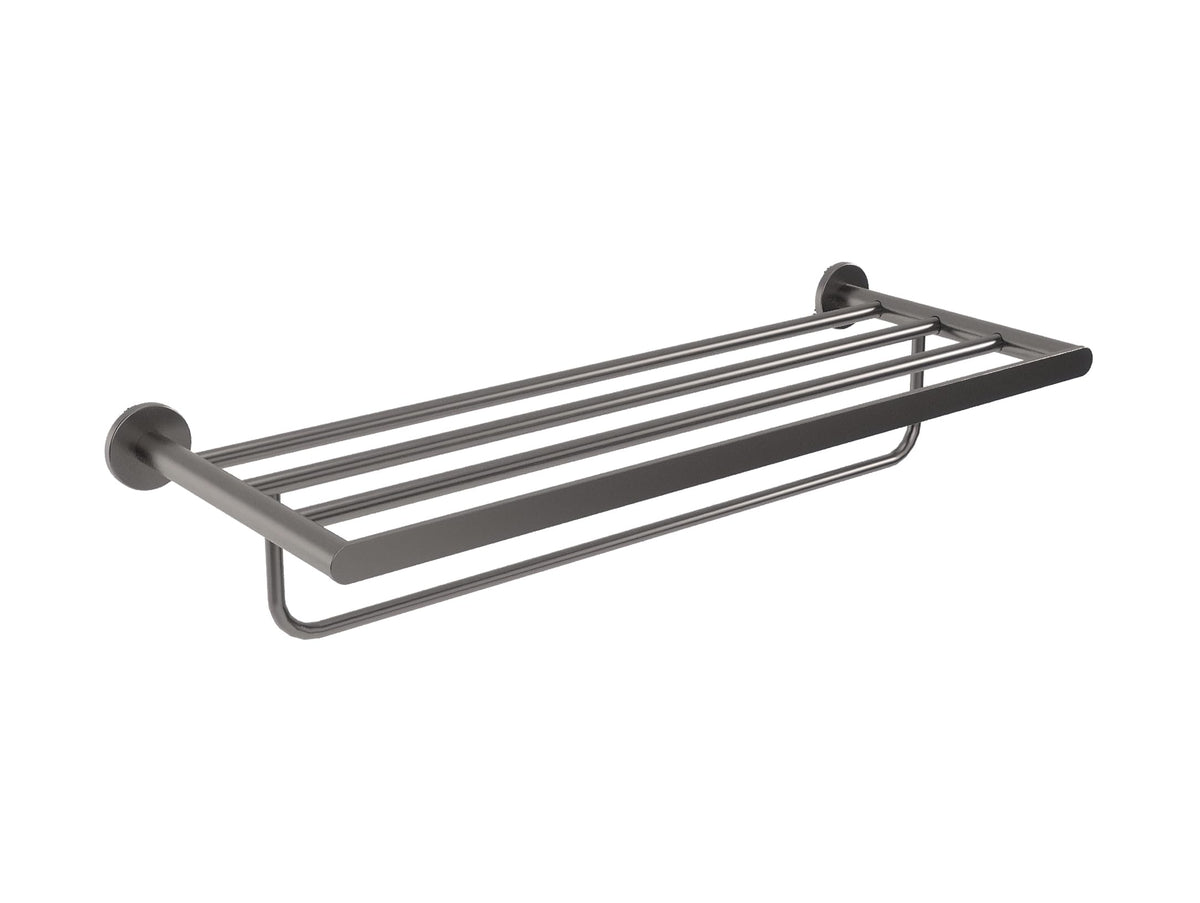 TOALLERO DOBLE EN ACERO INOX. S.304 SERIE PRACTIC