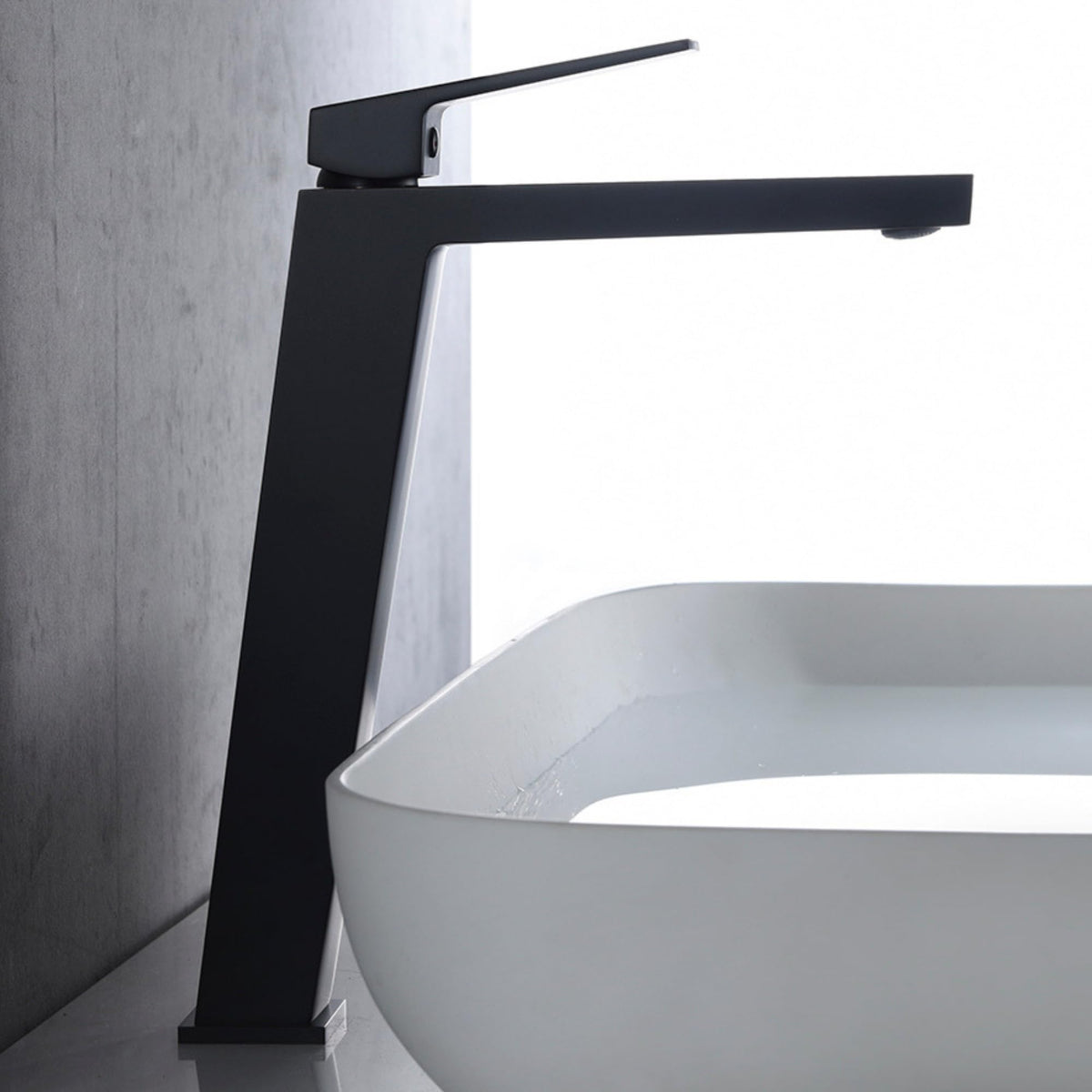 GRIFO LAVABO CAÑO ALTO MONOMANDO SERIE ART