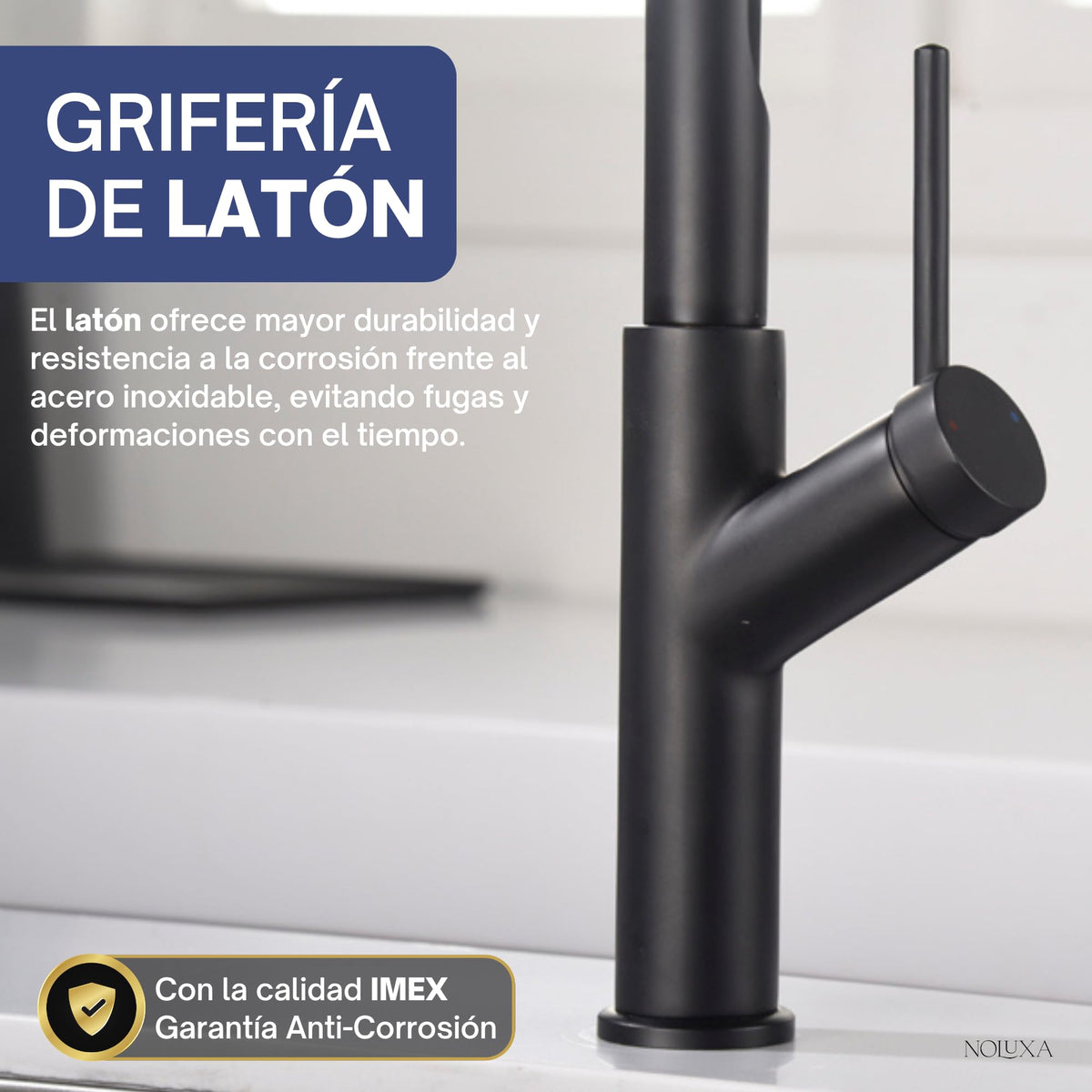 GRIFO DE COCINA EXTRAÍBLE SERIE SENA
