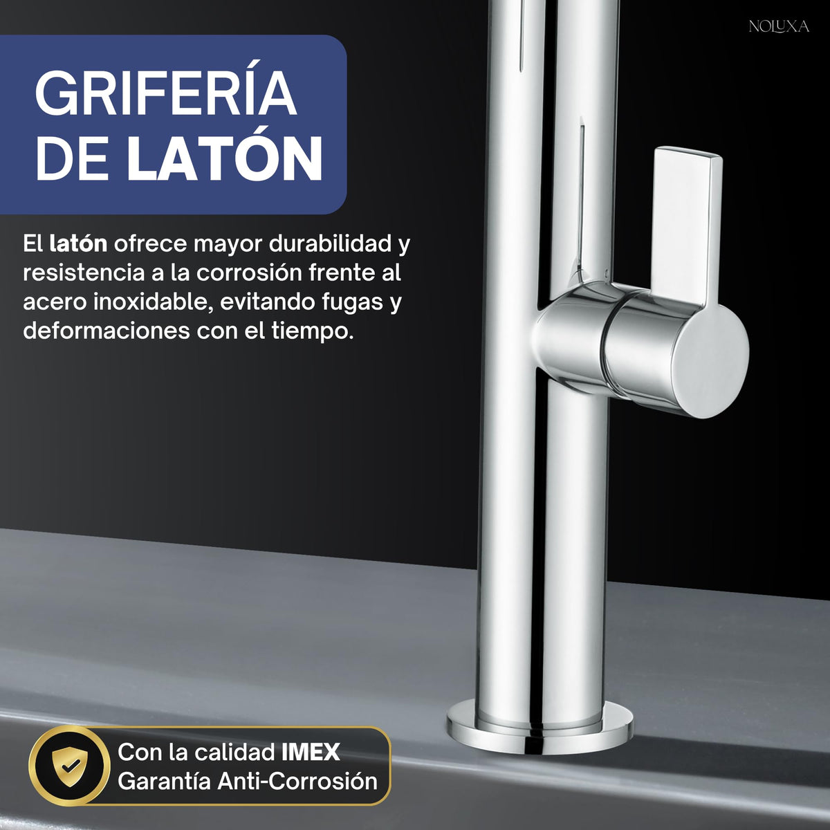 GRIFO DE COCINA EXTRAÍBLE SERIE LAOS
