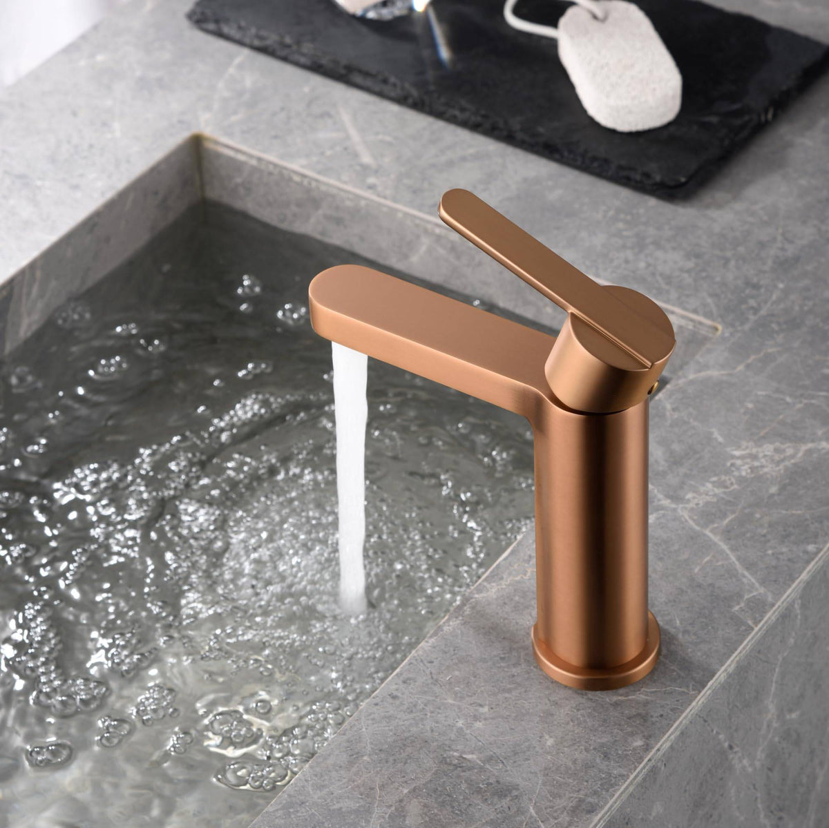 GRIFO LAVABO CAÑO BAJO MONOMANDO SERIE ROMA