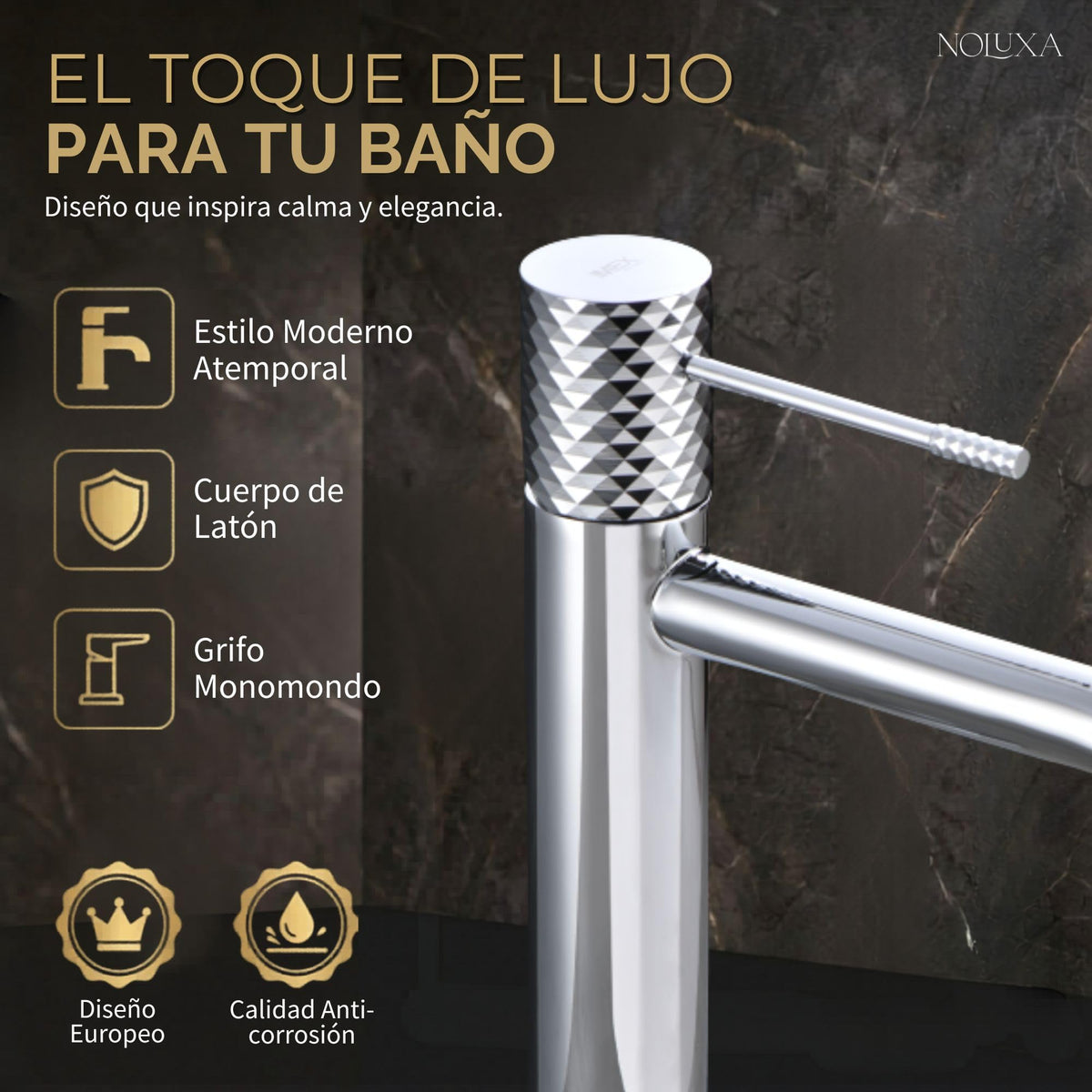 Low-spout single-lever basin mixer GÉNOVA SERIES