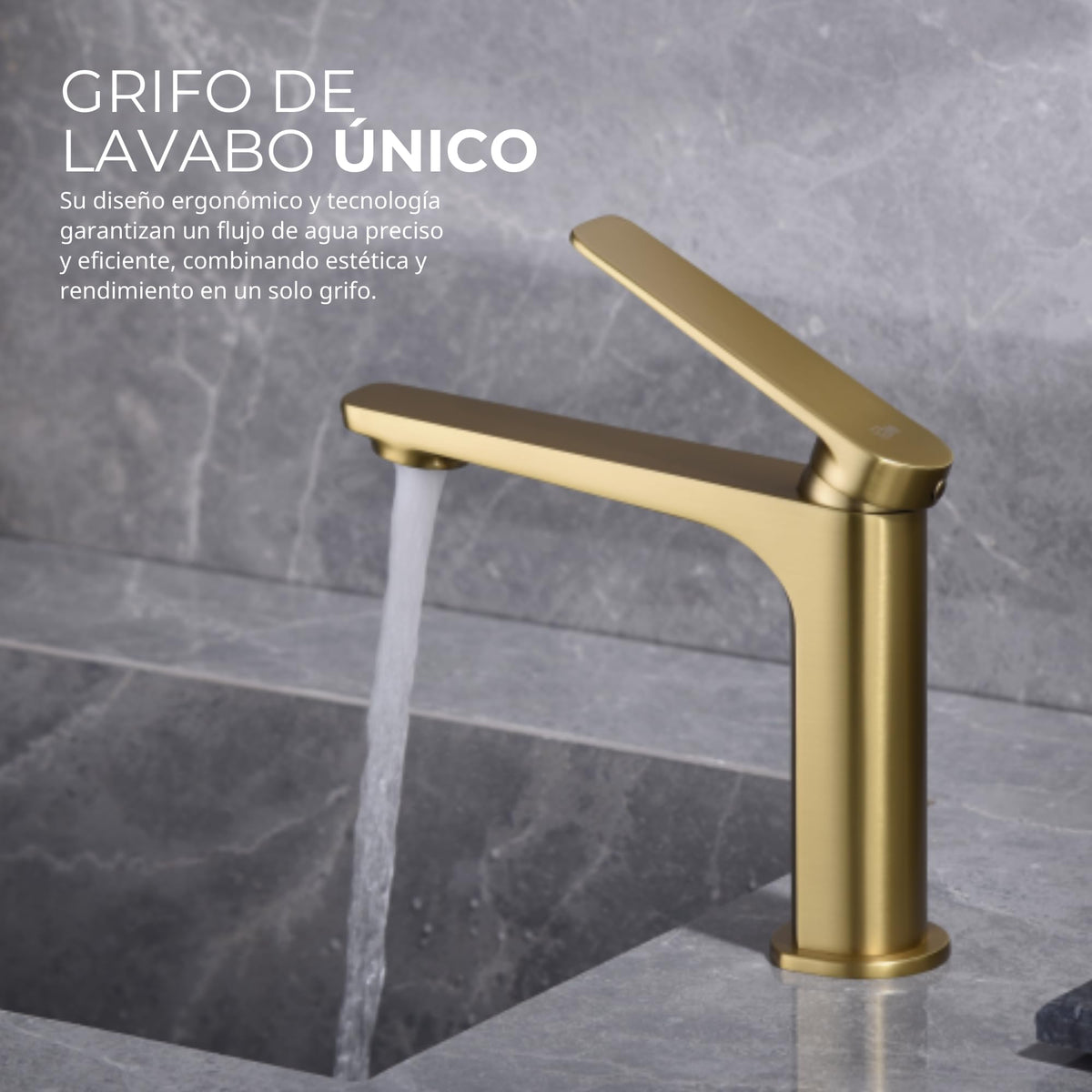 GRIFO LAVABO CAÑO BAJO MONOMANDO SERIE NÁPOLES