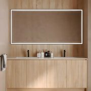 ESPEJO SUIZA 100x80cm Negro Mate
