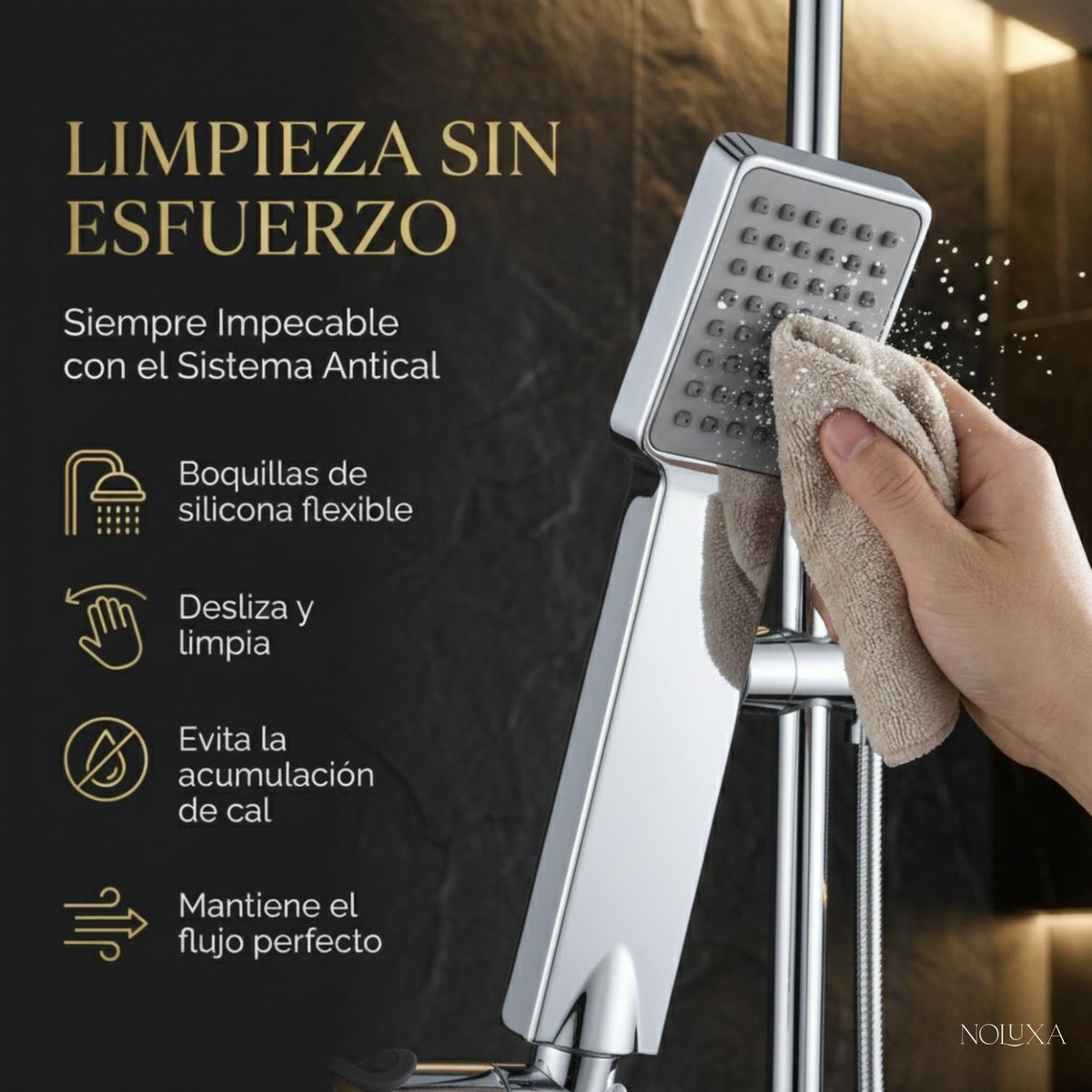 COLUMNA DE DUCHA MONOMANDO SERIE LIVERPOOL
