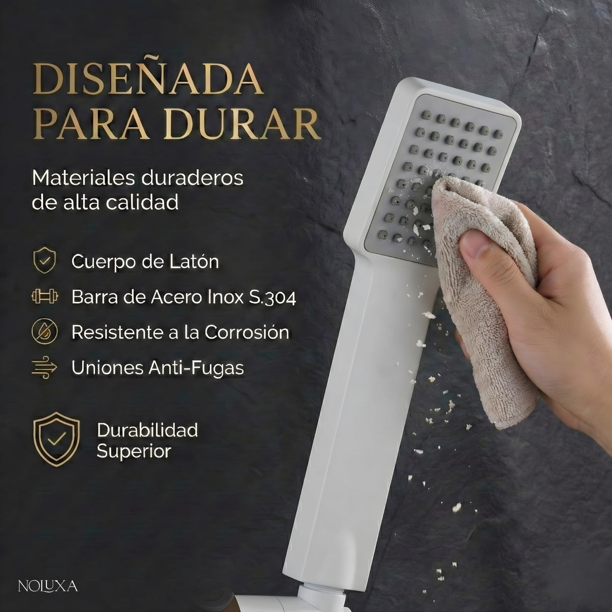 DUCHA EMPOTRADA MONOMANDO SERIE DUBLÍN