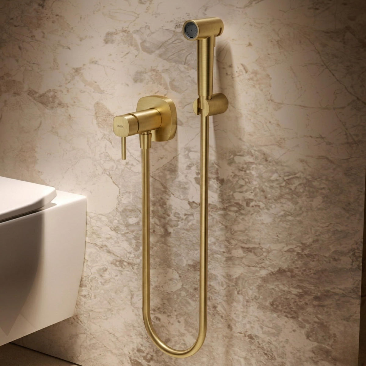 DUCHA HIGIÉNICA EMPOTRADA PARA WC SERIE TOSCANA