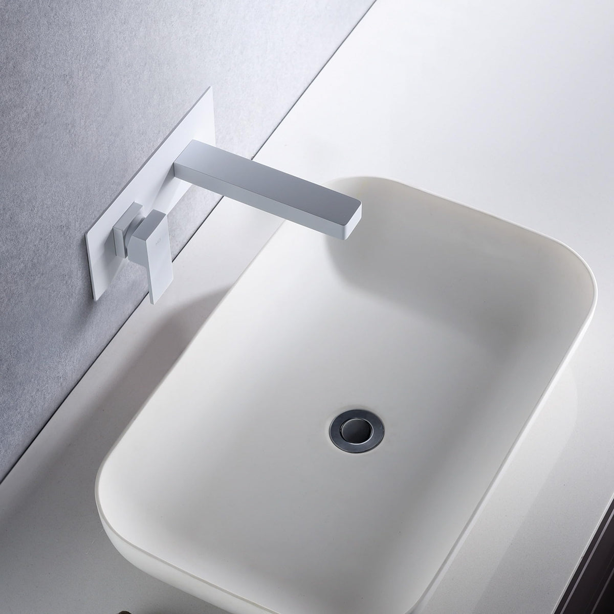 GRIFO LAVABO EMPOTRADO MONOMANDO SERIE SUIZA