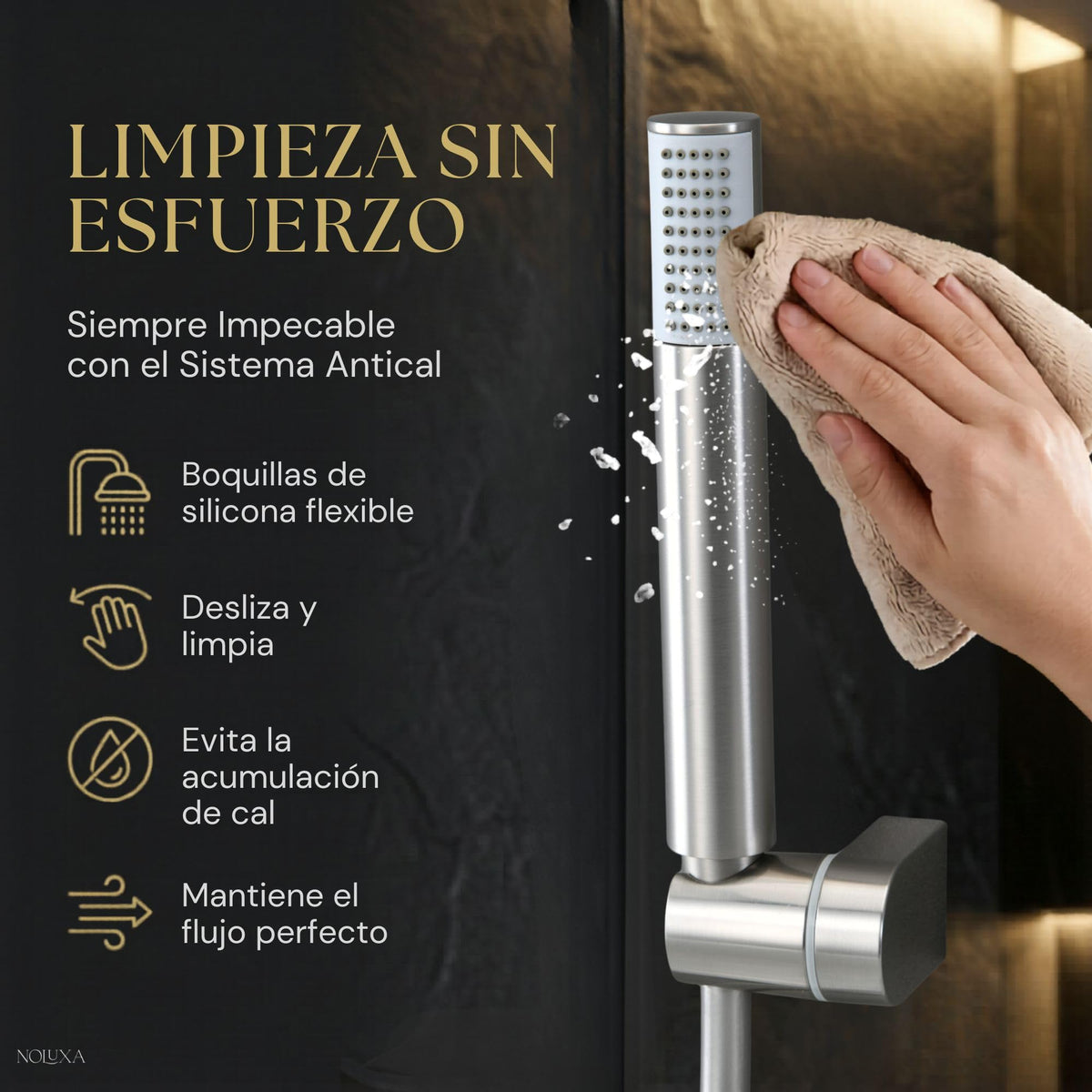 GRIFO BAÑERA Y DUCHA TERMOSTÁTICO SERIE BLESS
