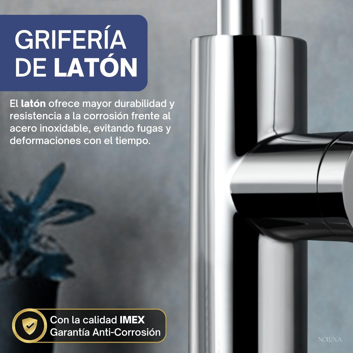 GRIFO DE COCINA EXTRAÍBLE CON DIFUSOR SERIE OPORTO