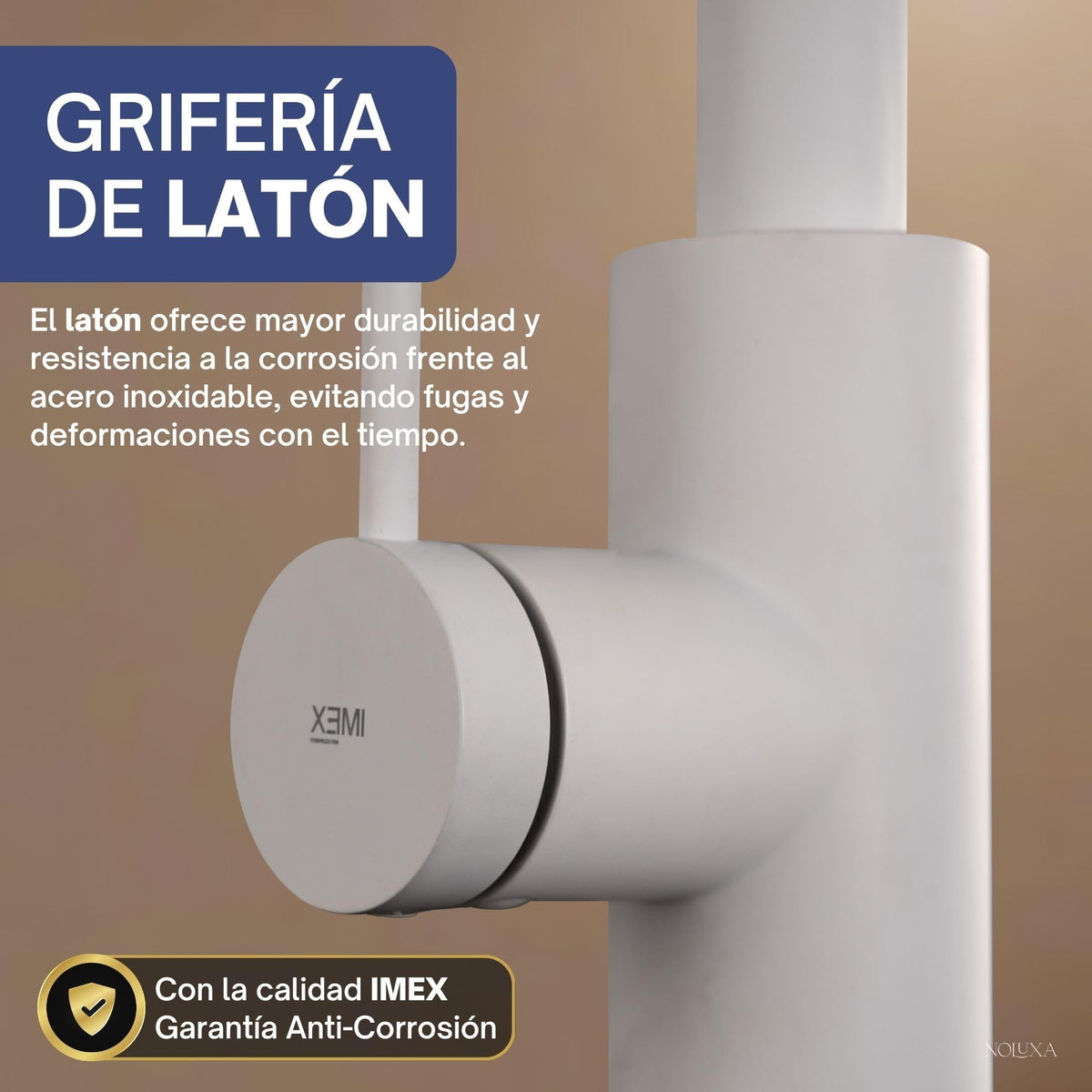 GRIFO DE COCINA EXTRAÍBLE CON DIFUSOR SERIE OPORTO