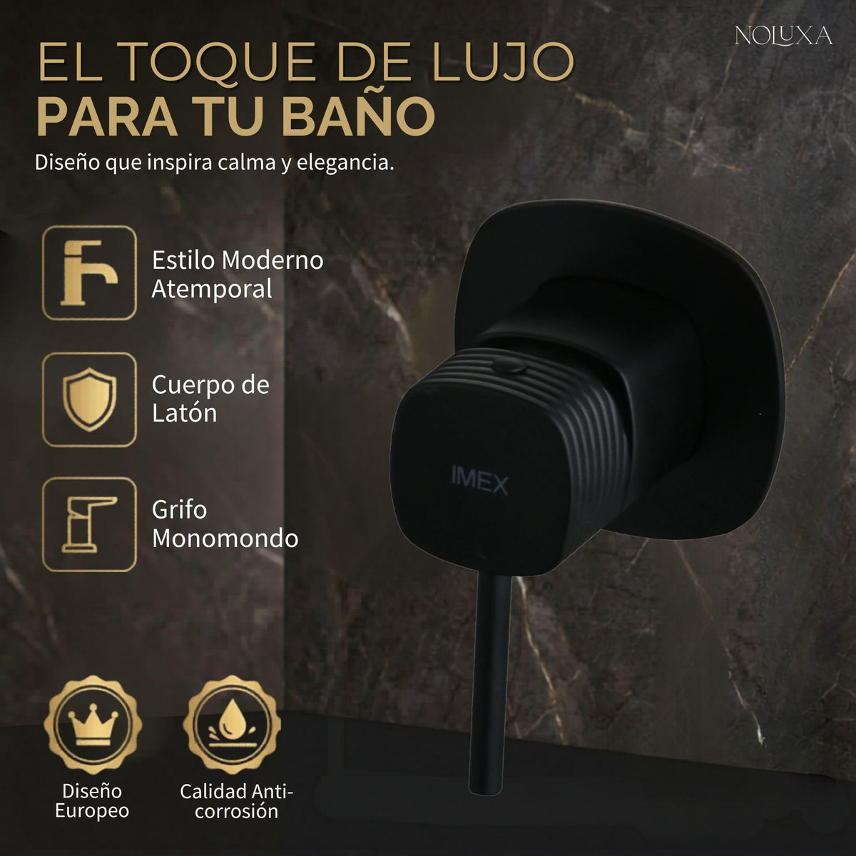GRIFO LAVABO EMPOTRADO MONOMANDO SERIE FIRENZE