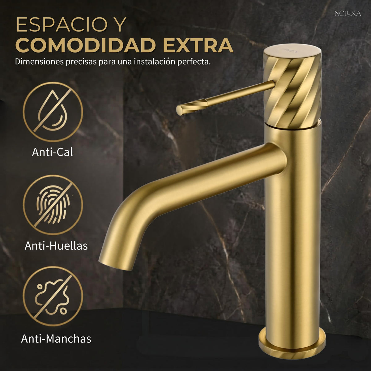 Miscelatore monocomando per lavabo con canna bassa Serie BLESS