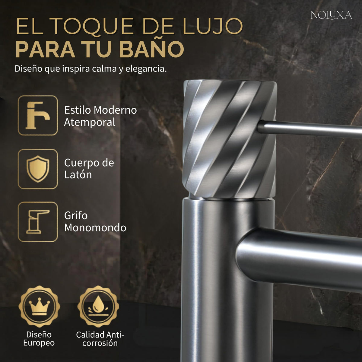 Miscelatore monocomando per lavabo con canna bassa Serie BLESS