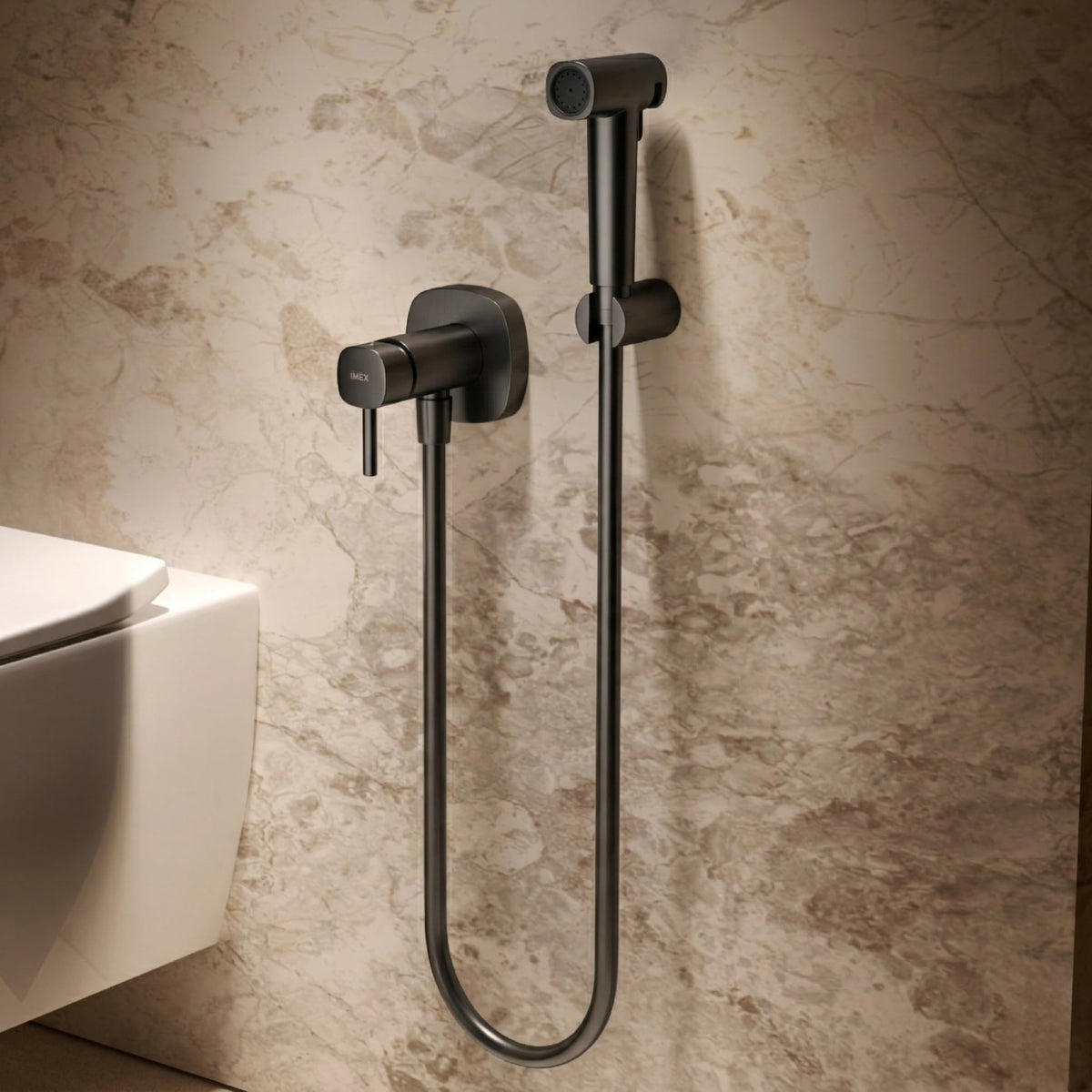 DUCHA HIGIÉNICA EMPOTRADA PARA WC SERIE TOSCANA