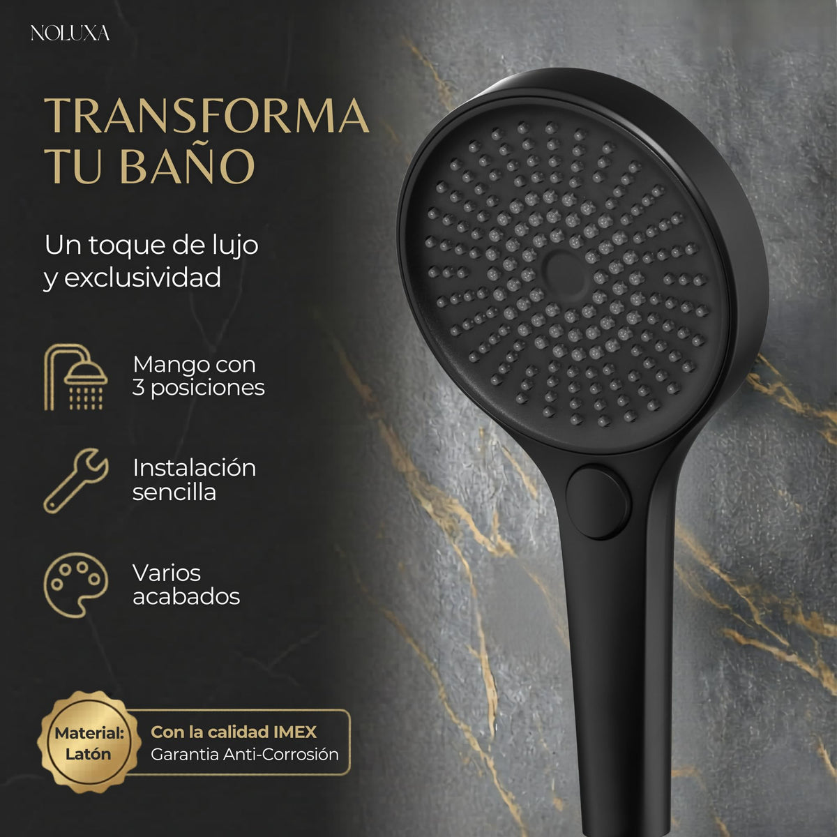 DUCHA EMPOTRADA TERMOSTÁTICA SERIE BOLONIA
