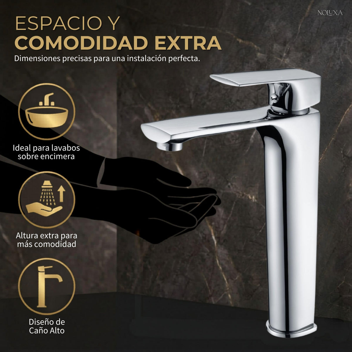 Tall-spout single-lever basin mixer BALI SERIES