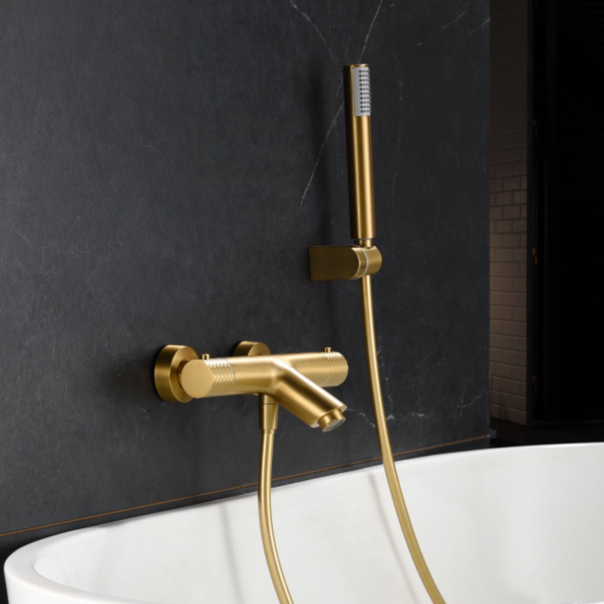GRIFO BAÑERA Y DUCHA TERMOSTÁTICO SERIE GÉNOVA