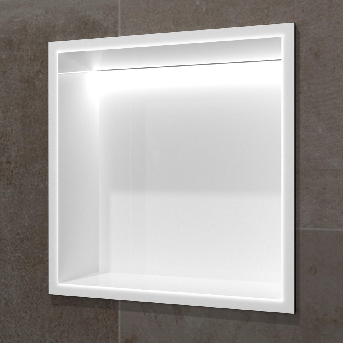 HORNACINA CUADRADA 33X33CM CON LUZ LED SERIE INDIC