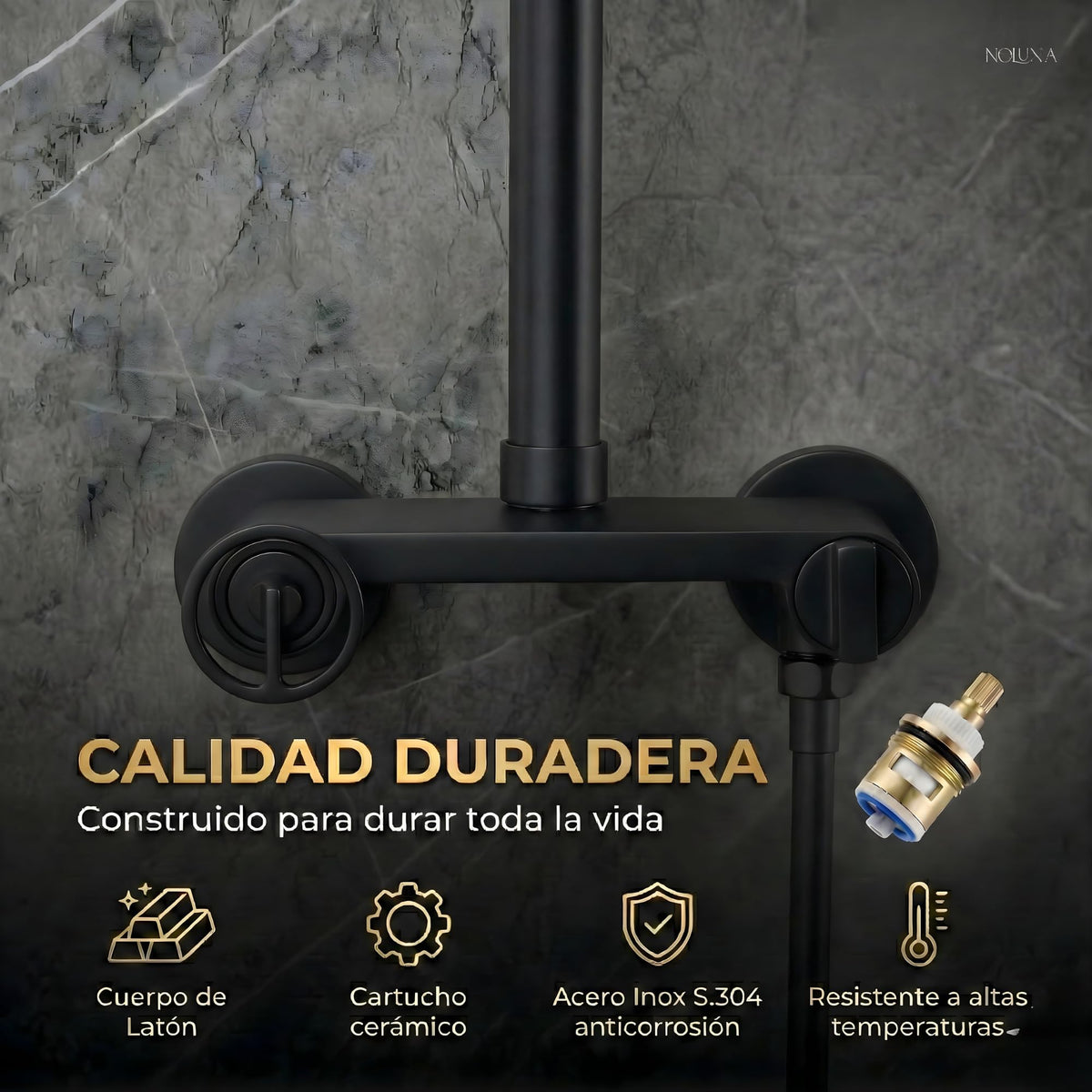 COLUMNA DE DUCHA MONOMANDO SERIE OLIMPO