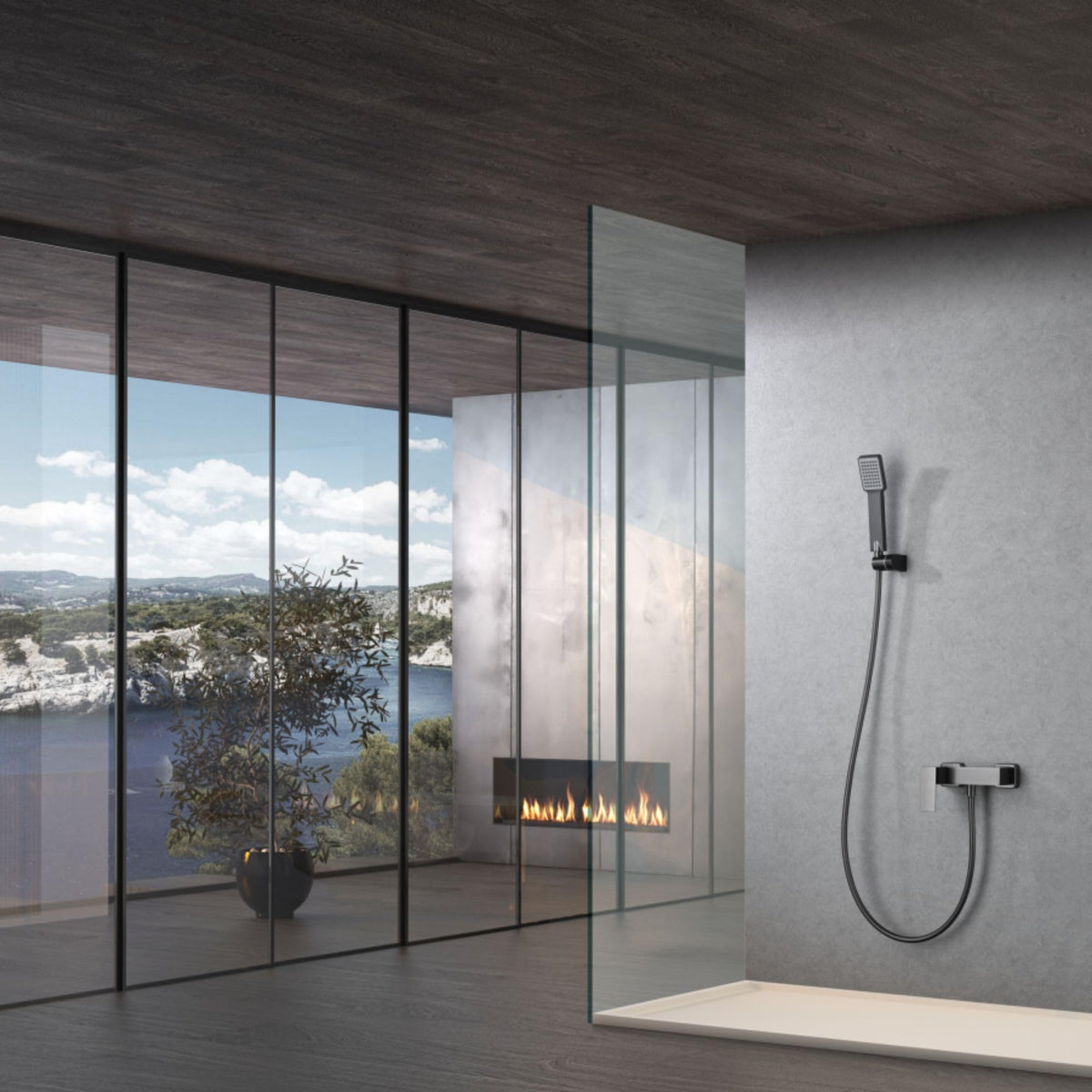 SINGLE-LEVER SHOWER MIXER PISA SERIES