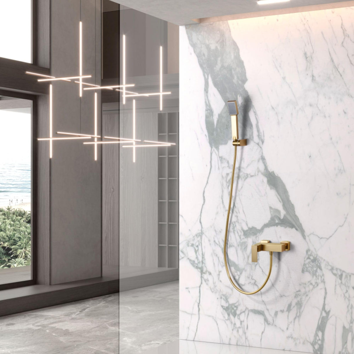 SINGLE-LEVER SHOWER MIXER PISA SERIES