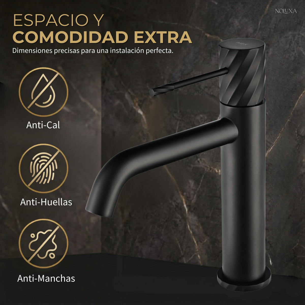 Miscelatore monocomando per lavabo con canna bassa Serie BLESS