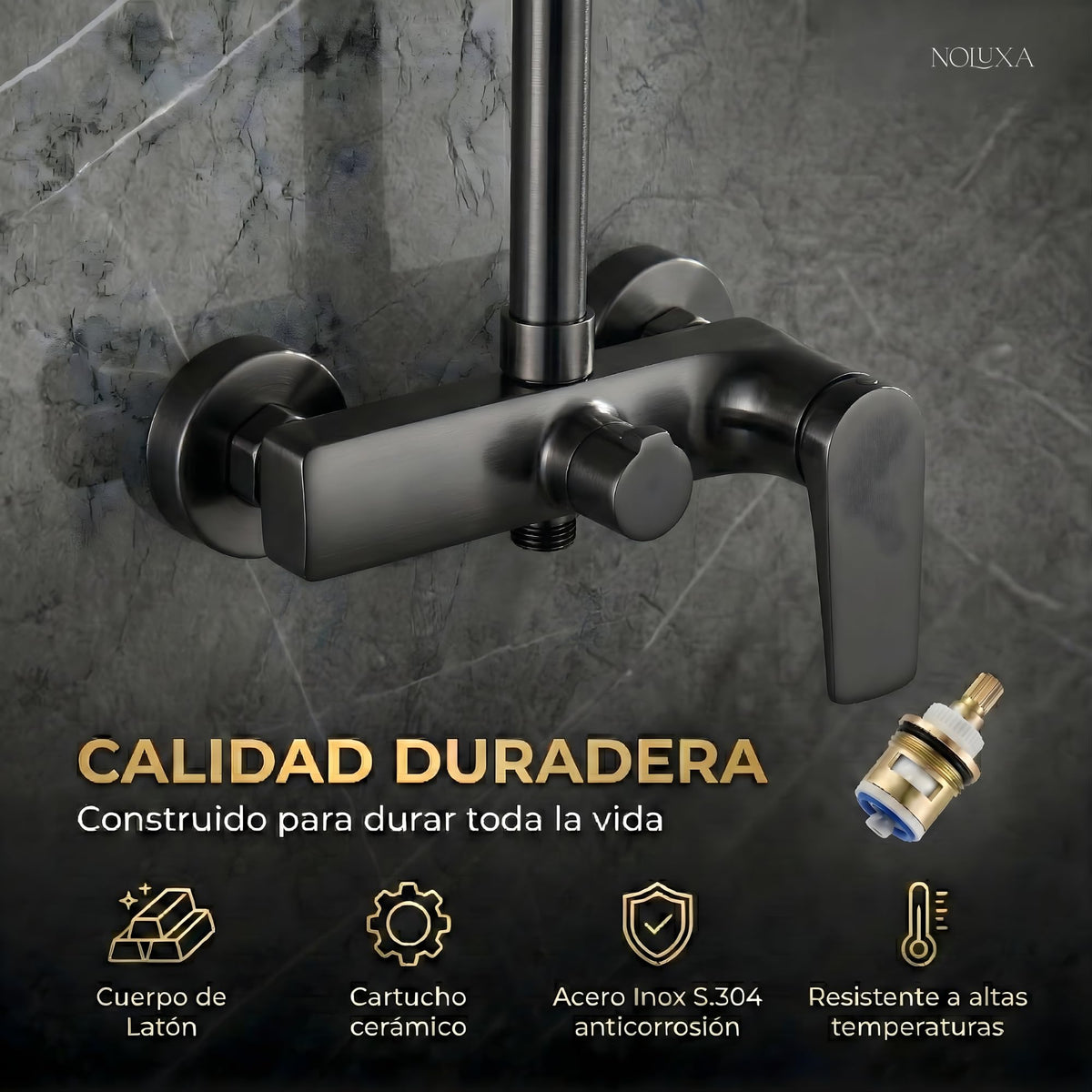 COLUMNA DE DUCHA MONOMANDO SERIE DELOS