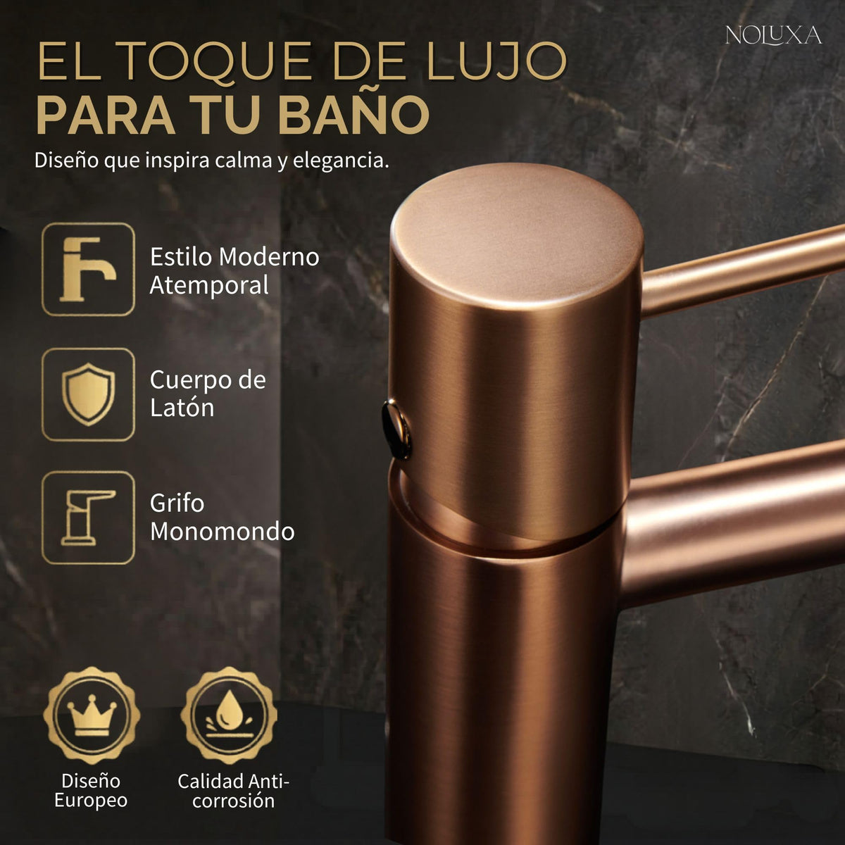 Mitigeur de lavabo à bec bas Série MONZA