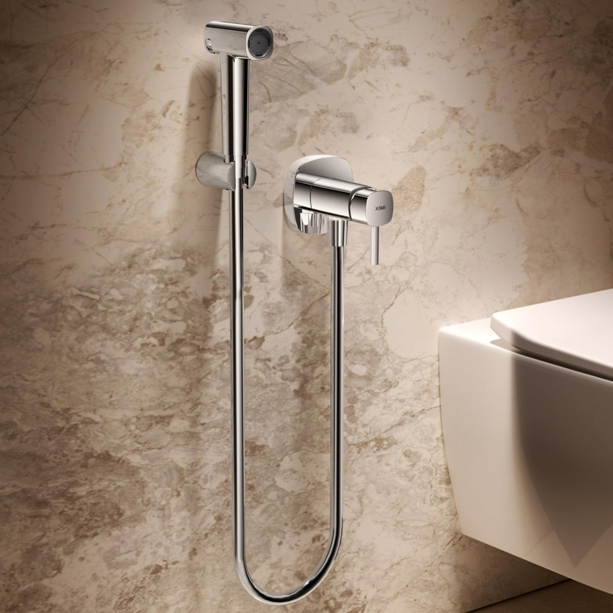 DUCHA HIGIÉNICA EMPOTRADA PARA WC SERIE TOSCANA