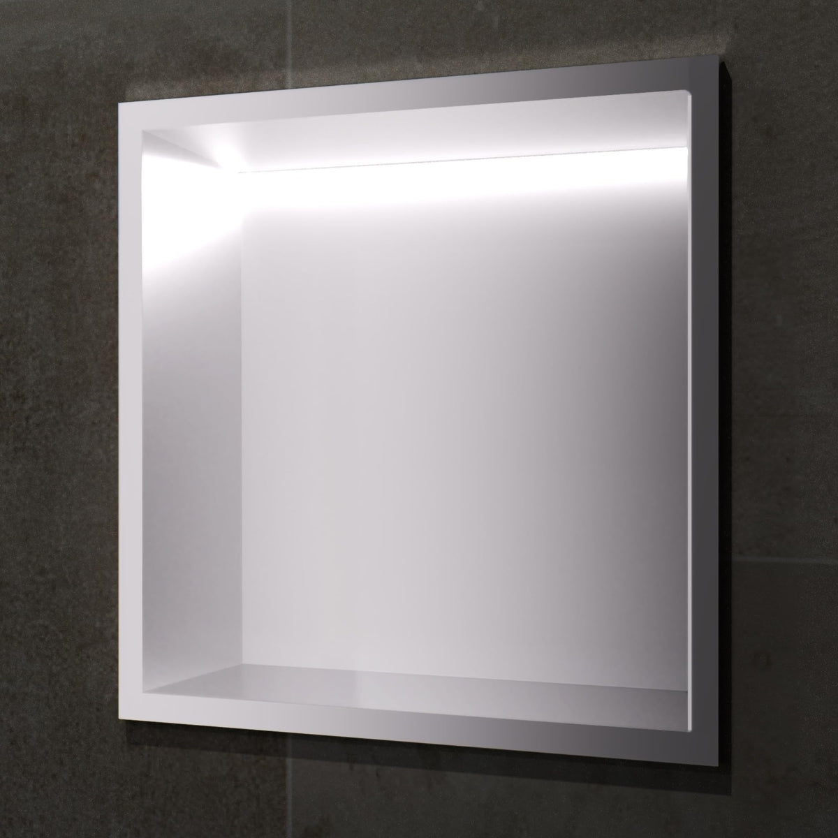 HORNACINA CUADRADA 33X33CM CON LUZ LED SERIE INDIC