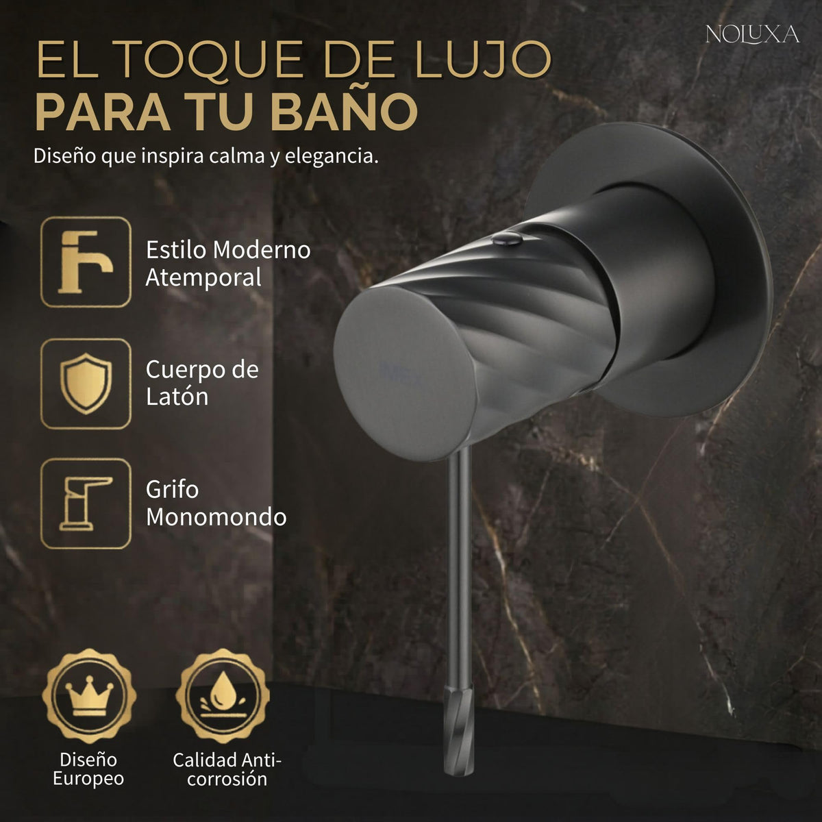 GRIFO LAVABO EMPOTRADO MONOMANDO SERIE BLESS