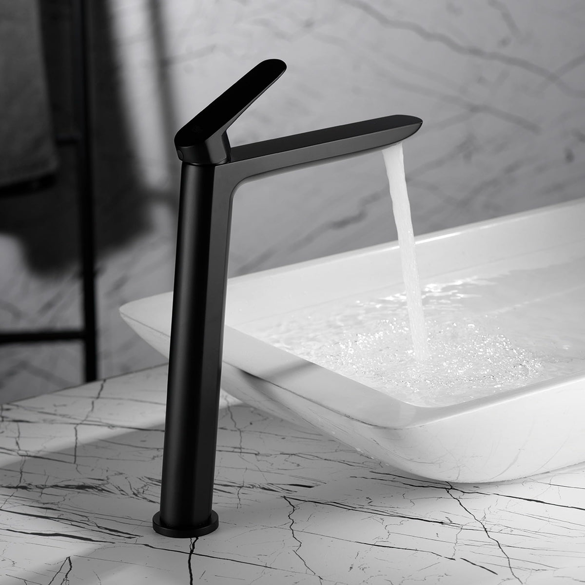 GRIFO LAVABO CAÑO ALTO MONOMANDO SERIE BELGICA
