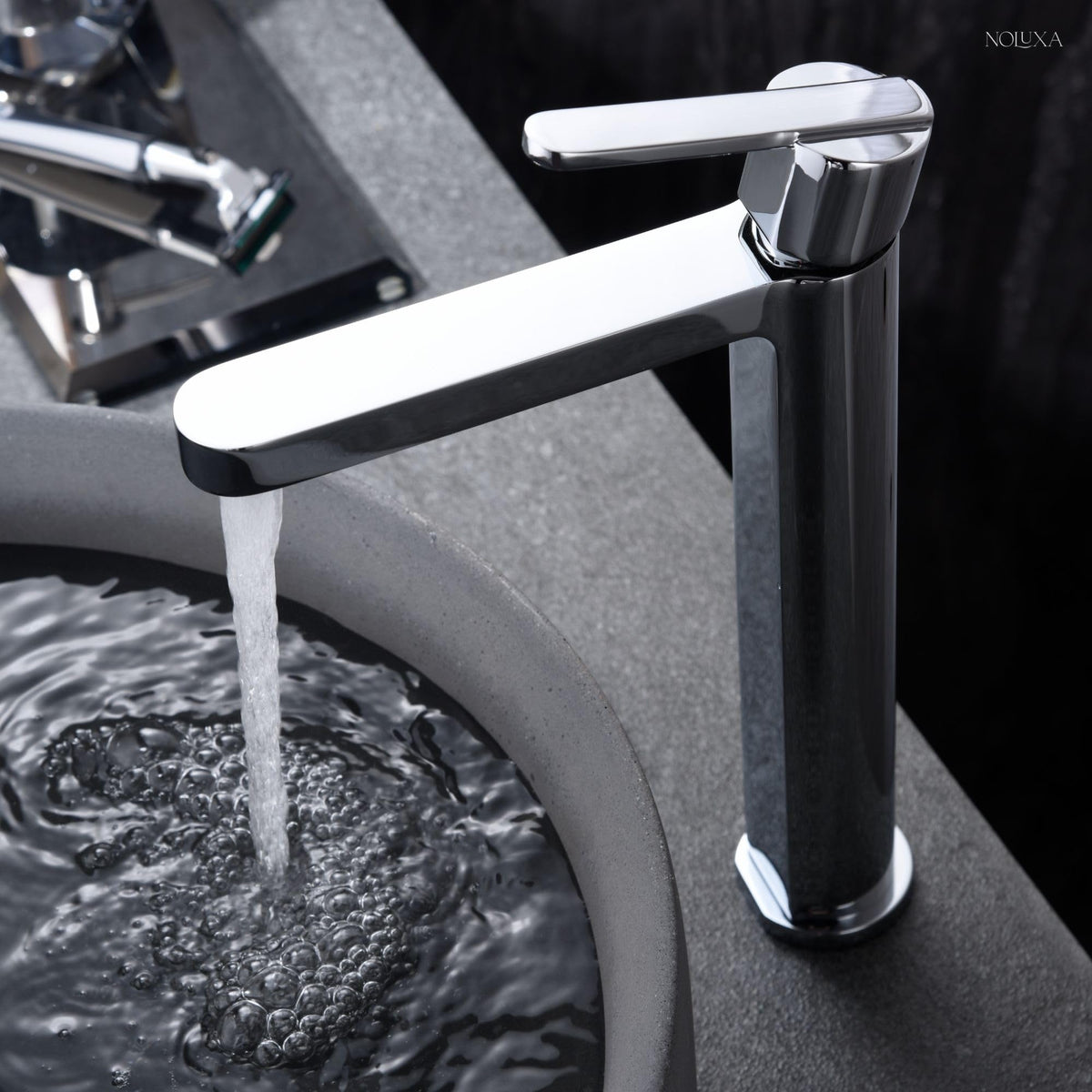 GRIFO LAVABO CAÑO ALTO MONOMANDO SERIE ROMA