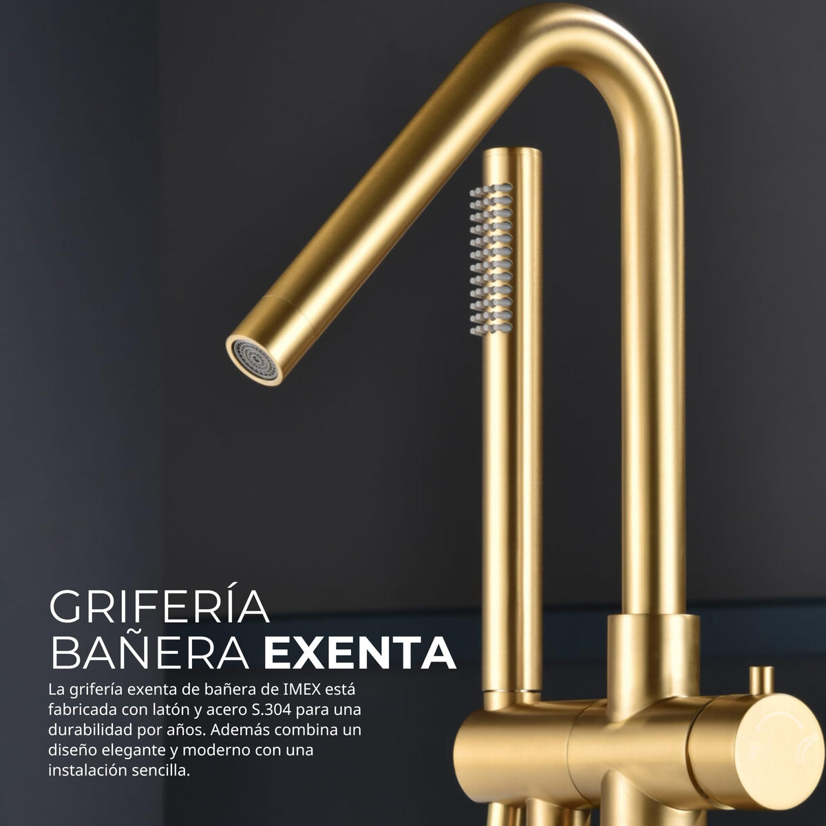 Miscelatore monocomando a pavimento per vasca Serie CÓRCEGA