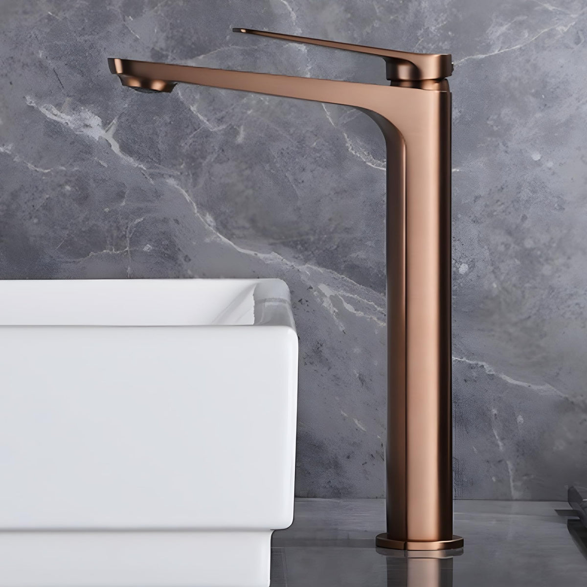 GRIFO LAVABO CAÑO ALTO MONOMANDO SERIE NÁPOLES