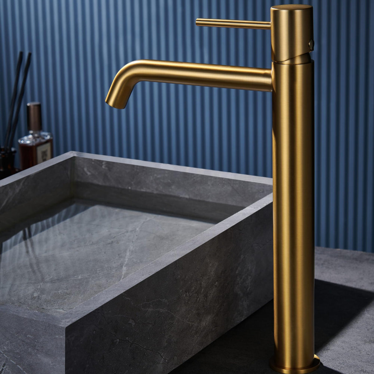 GRIFO LAVABO CAÑO ALTO MONOMANDO SERIE MONZA