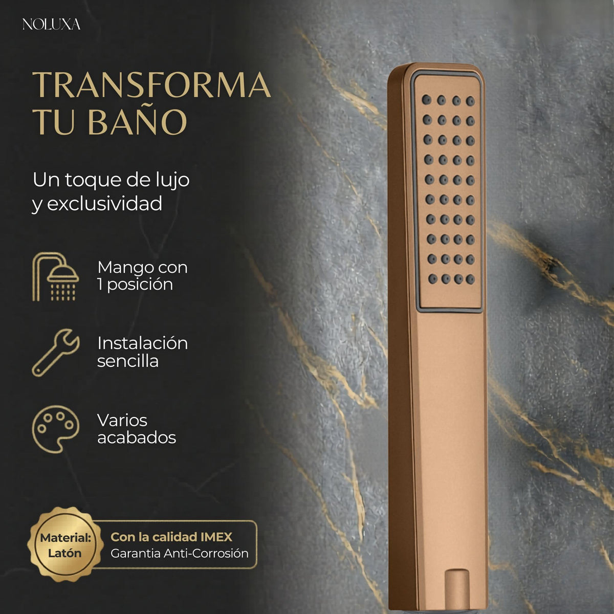 DUCHA EMPOTRADA MONOMANDO SERIE SASSARI