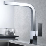 IMEX - Grifo Cocina Extraíble | Grifo Monomando Fregadero | Griferia Cocina con Ducha Flexible 360º | Grifería en Latón | Serie Costanza | Color Cromado Cromado